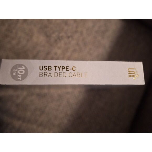 NEW‎ LAX 10ft USB Type-C Braided Charge/Sync Cable - Picture 9 of 11